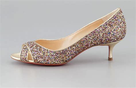 louboutin wedding shoes low heel